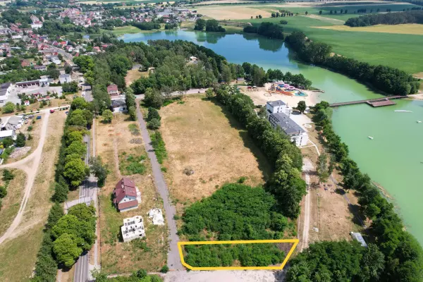 wielkopolskie, chodzieski, Margonin, DZIAŁKA OBOK PLAŻY