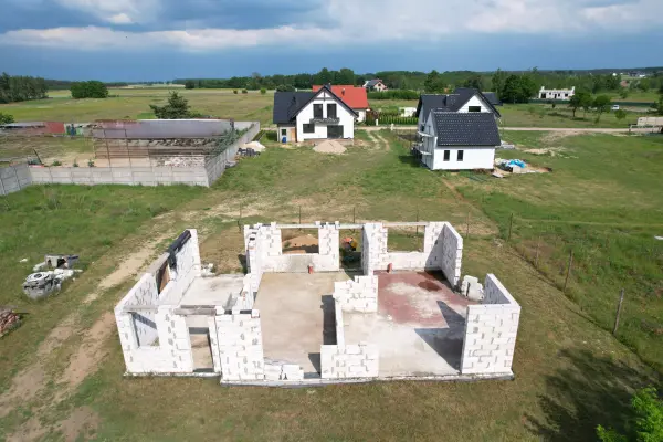 wielkopolskie, chodzieski, Szamocin, ROZPOCZĘTA BUDOWA DOMU