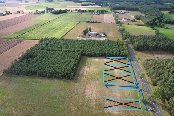 wielkopolskie, wągrowiecki, Mieścisko, Zbietka, DZIAŁKI BUDOWLANE W ZBIETCE